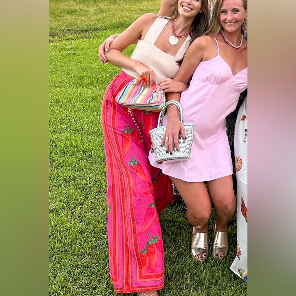 Farm Rio Pepper Wide-Leg Printed Pants - Picture 3 of 4